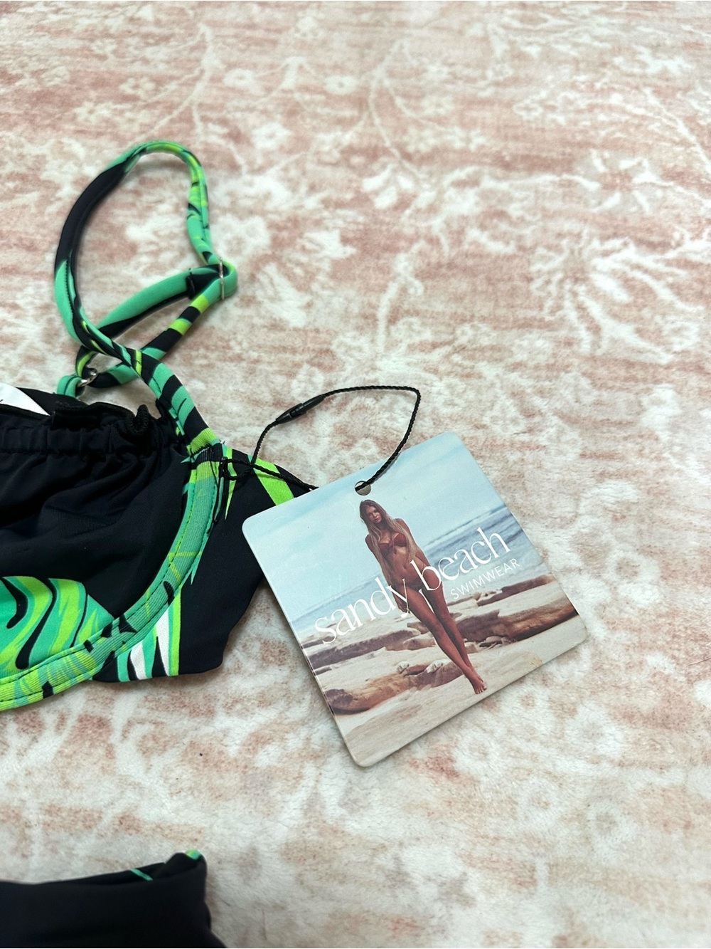 NWT 🌴SET Tropical Print Underwire Bikini - Picture 6 of 13